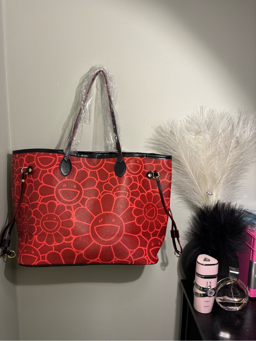 Red Flower bag